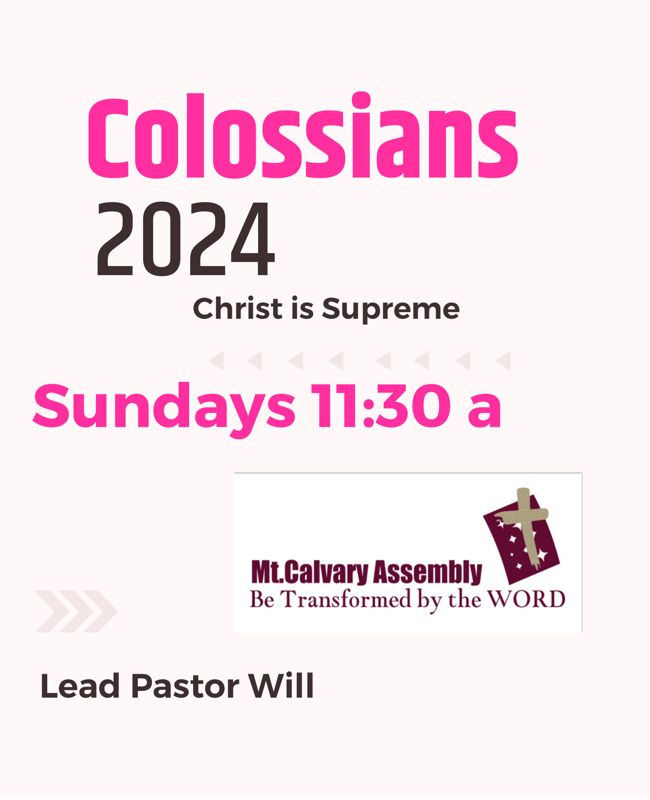 Colossians 2024